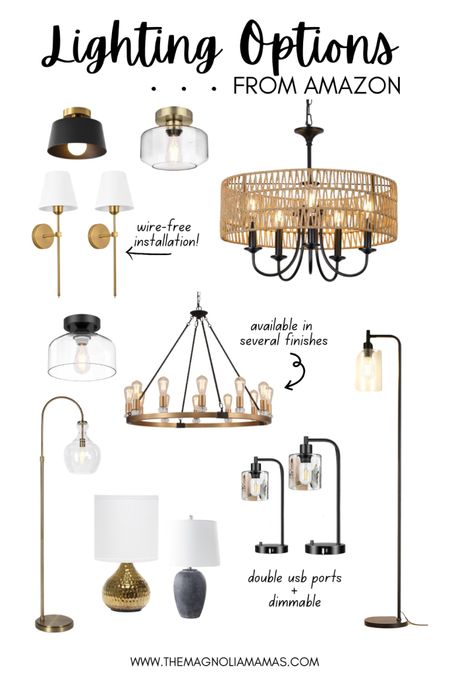 Great lighting options with great reviews and amazing prices! 

#LTKhome