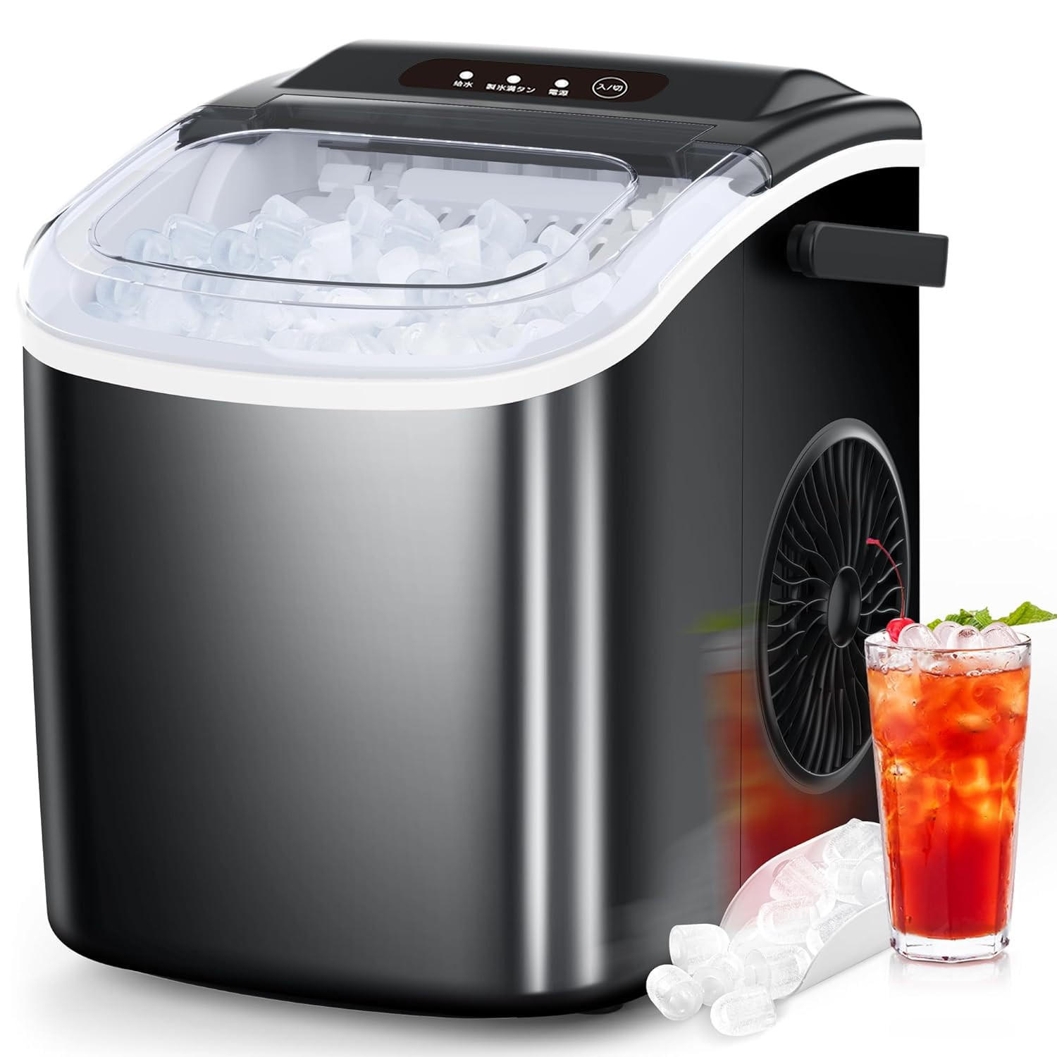 COWSAR Ice Maker Countertop, Portable Ice Machine with Self-Cleaning, 26.5lbs/24Hrs, 9 Bullet Ice... | Amazon (US)