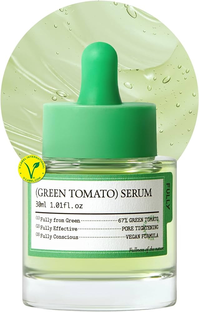 FULLY Green Tomato Serum, Pore Tightening with 67% Green Tomato Extract, Vit C and PHA, Elastcity... | Amazon (US)