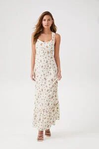 Floral Print Crisscross Maxi Dress | Forever 21 (US)