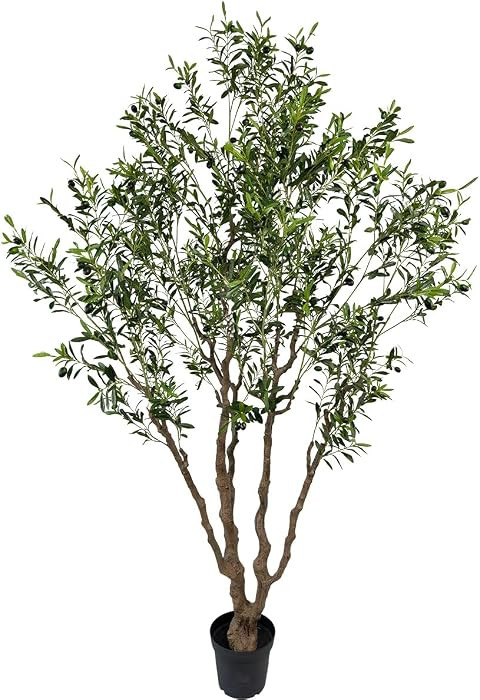 Artificial Olive Tree Tall,Faux Olive Tree Indoor Artificial Tree for Modern Home Office Living R... | Amazon (US)