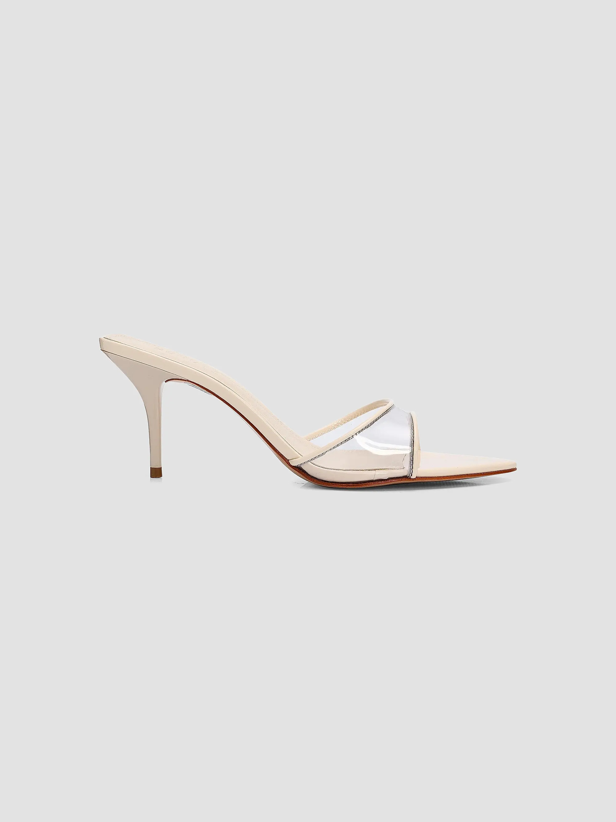Schutz Elodie Vinyl 75MM Patent Leather Sandals | Saks Fifth Avenue | Saks Fifth Avenue