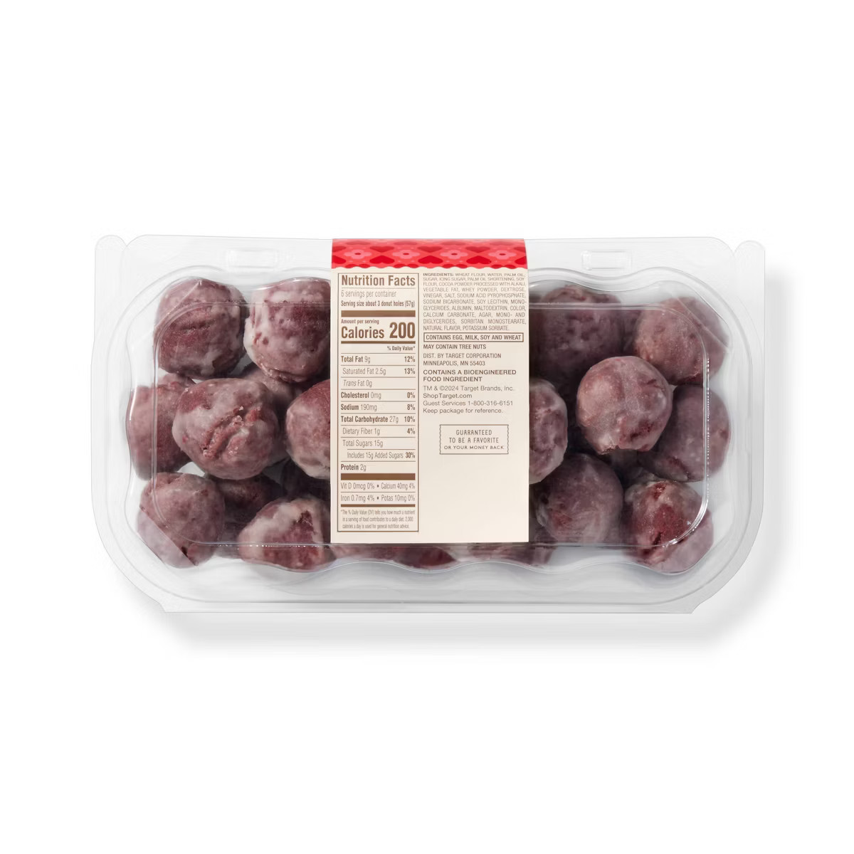 Valentine's Glazed Red Velvet Donut Holes - 11oz - Favorite Day™ | Target