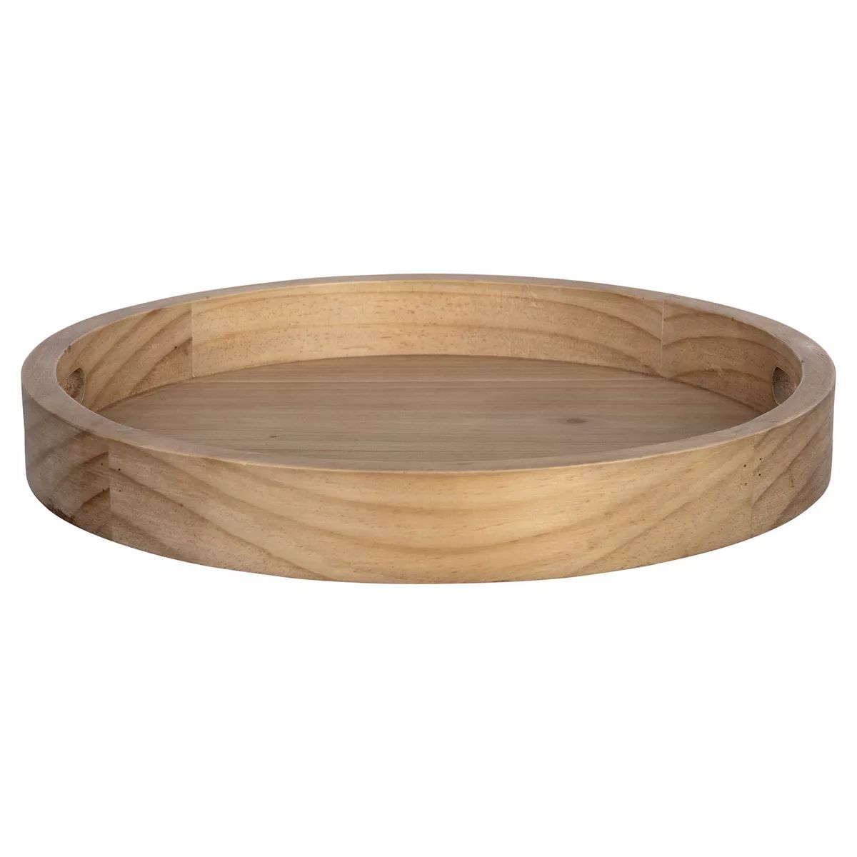Stratton Home Decor Boho Round Natural Wood Decorative Tabletop Tray | Kohl's