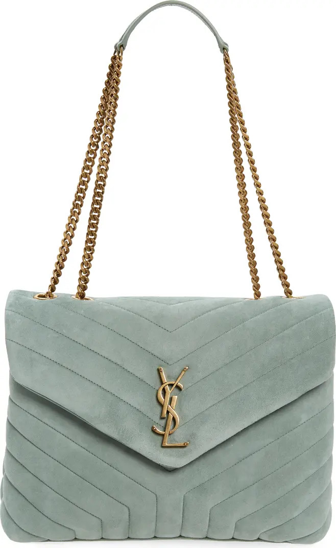 Medium Lou Matelassé Suede Shoulder Bag | Nordstrom