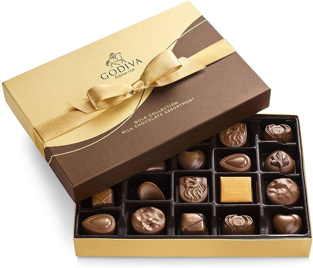 Godiva Chocolatier Gift Box, Milk Chocolate,22 pc. | Amazon (US)