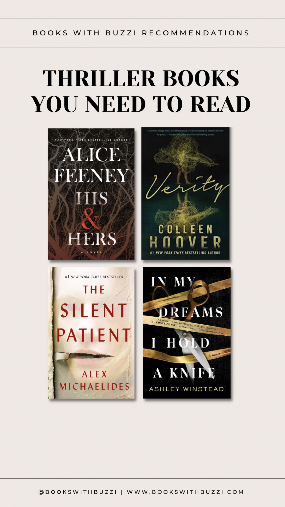 thriller book recs 📖✨