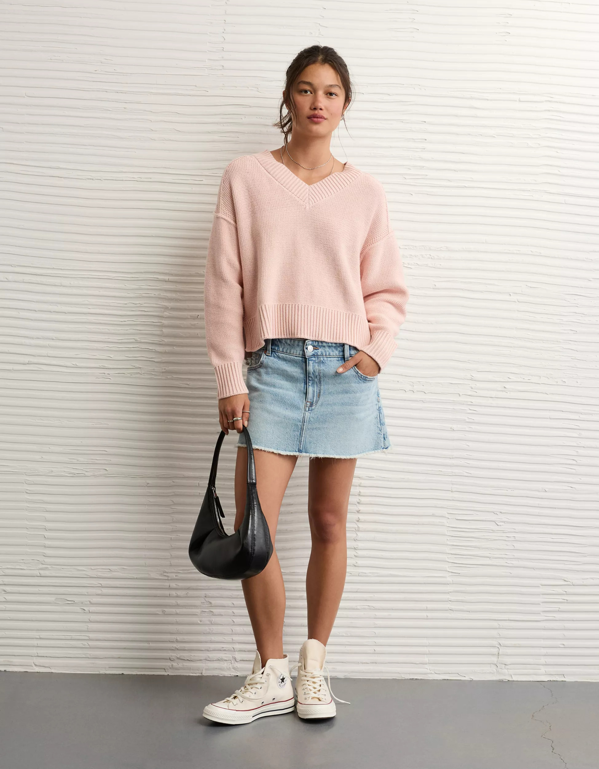 AE Long Weekend V-Neck Sweater | American Eagle Outfitters (US & CA)