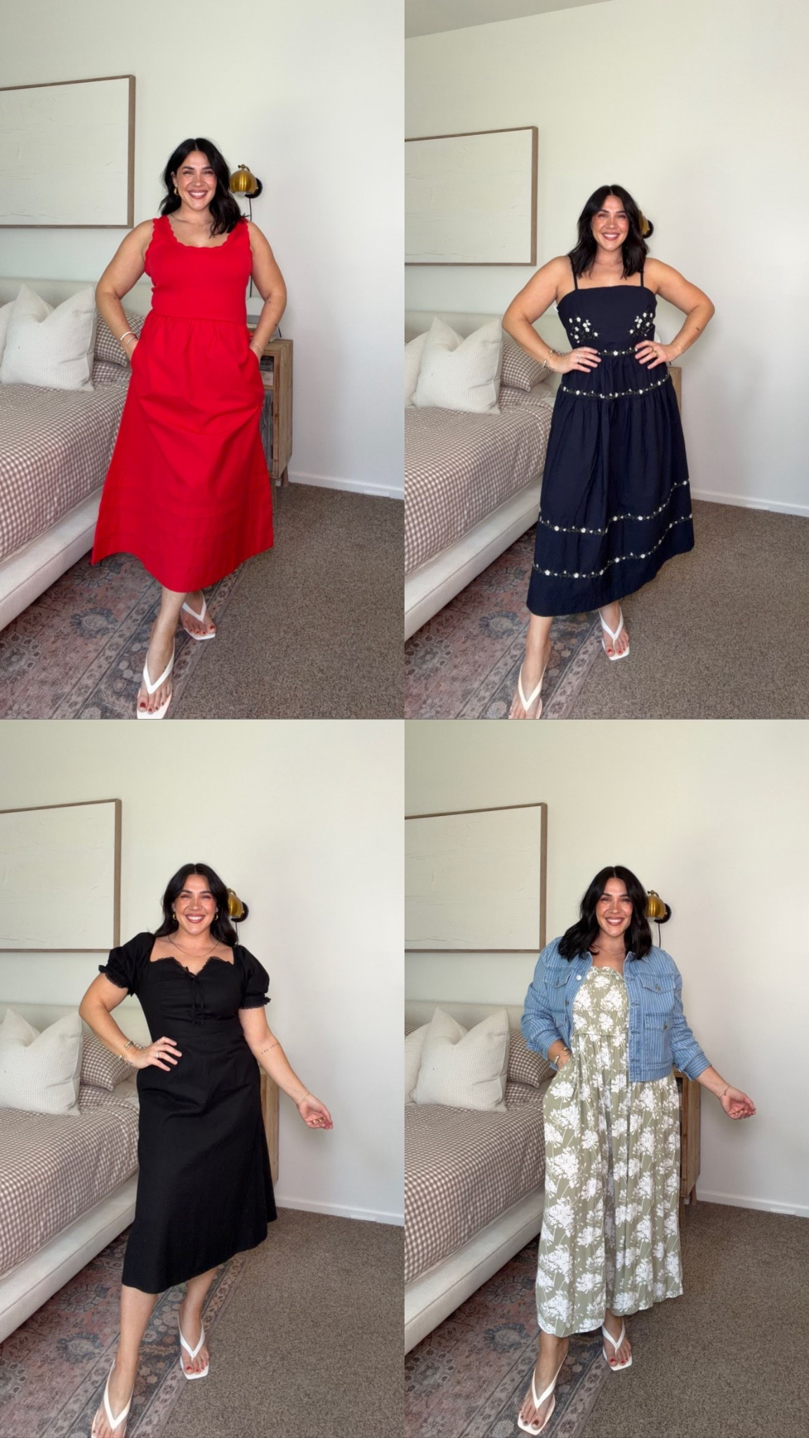 Spring dresses from Walmart! Size L. 

#LTKootd #LTKMothersDay #LTKMidsize