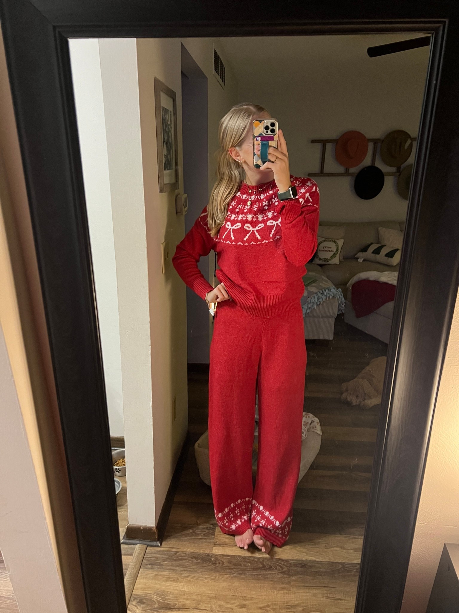 the set of the winter!!!! ❤️🎀

size medium in set — from TjMaxx and is the Cupcakes & Cashmere brand.. not on the Tjmaxx website but linking similar from that brand :)

trending sets, winter outfits, casual outfits, cozy outfits, TjMaxx sets, Christmas sets, red sets, sweater sets, cashmere sets, trending at TjMaxx, warm sets, outfit of the day

#LTKootd #LTKSeasonal #LTKFindsUnder50
