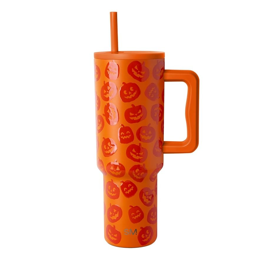 Simple Modern Halloween 40 oz Trek Tumbler with Handle and Straw Lid | Cup Holder Friendly Insula... | Amazon (US)