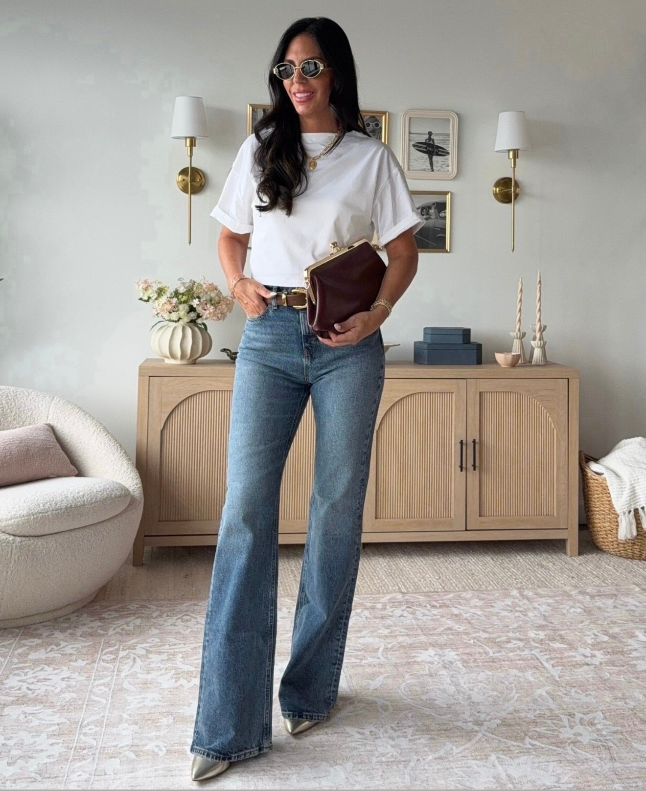 40% off 
I found the perfect look for less for those cult-favorite Khaite Danielle jeans – you know, the ones that are over $500. Honestly, I like these even more. The fit, the rise – total perfection. They come in multiple lengths and are a fraction of the price. And the back? Classic in the front, party in the back. So good!#LTKFindsUnder100 
#LTKItBag 

#LTKSeasonal #LTKMidsize #LTKU #LTKOver40