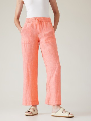 Retreat Linen Wide Leg Pant | Athleta