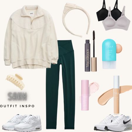 Stay at home mom, stay at home mom outfit, SAHM outfit, SAHM outfit inspo, outfit inspo, winter SAHM outfit inspo, winter outfit inspo, cozy outfit inspo, comfy outfit inspo, Nike, Aerie outfit inspo, comfy & cozy outfit inspo, cute SAHM outfit inspo, cute mom style, mom style, mom style guide, cute clothes for mom, stylish clothes for mom, Aerie style, series, comfy aerie clothes, Tula, Tula skincare, Tula mom skincare, Tula makeup 

#LTKHoliday #LTKGiftGuide #LTKstyletip