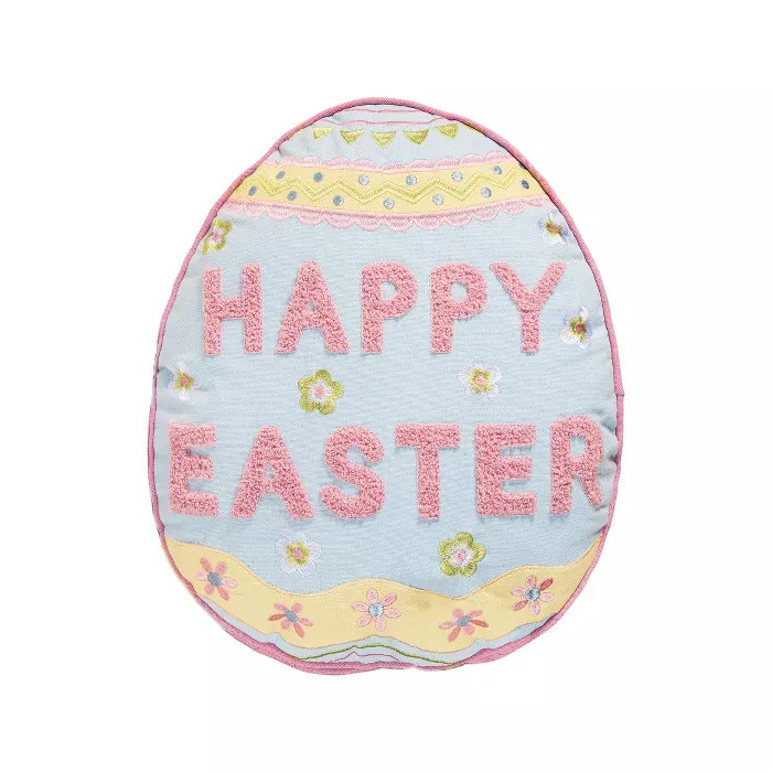 C&F Home Easter Egg Shaped Spring Pillow | Target