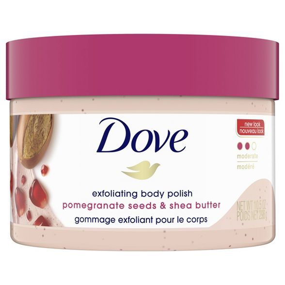 Dove Pomegranate Seeds &#38; Shea Butter Exfoliating Body Polish Scrub - 10.5oz | Target