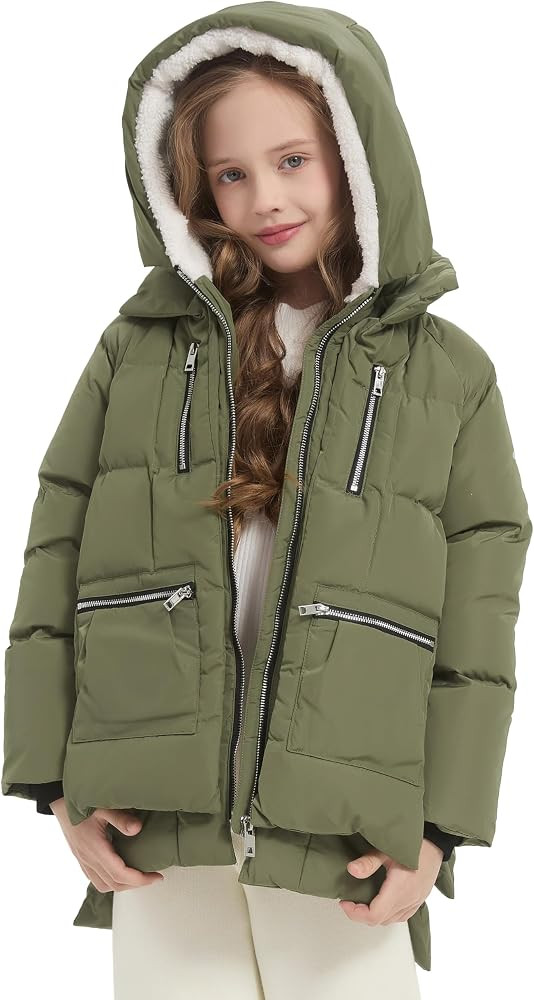 Orolay Children Hooded Down Coat Girl's Quilted Puffer Jacket Boy's Winter Jackets | Amazon (US)