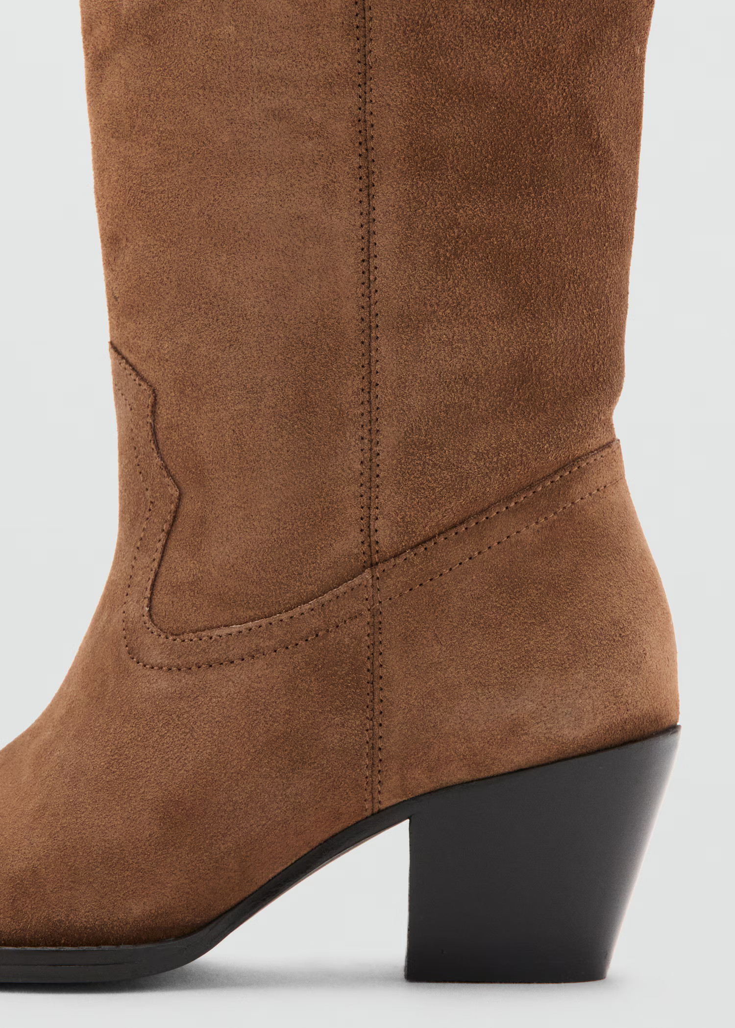 Heel leather boot - Women | MANGO United Kingdom | MANGO (UK)