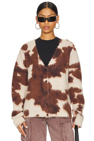 Jaded London Cow Chuck Cardigan in Cow Print from Revolve.com | Revolve Clothing (Global)
