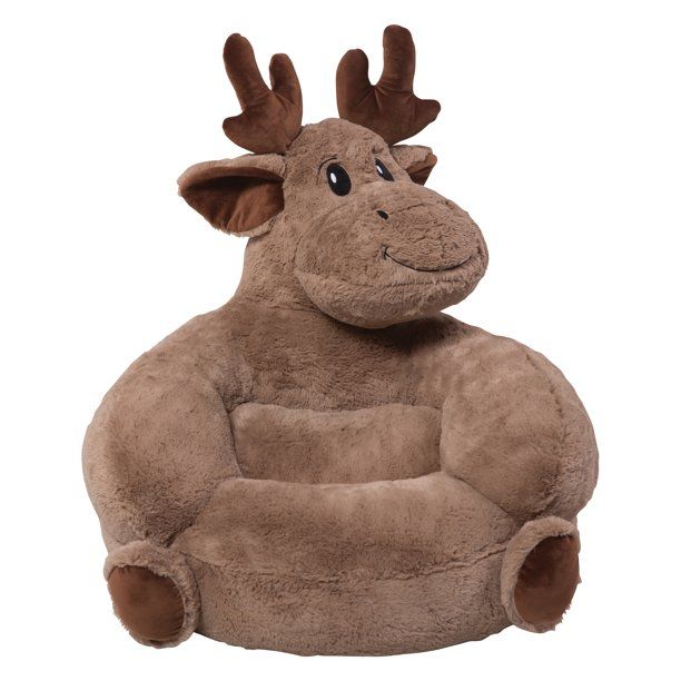Trend Lab Children's Plush Moose Character Chair - Walmart.com | Walmart (US)