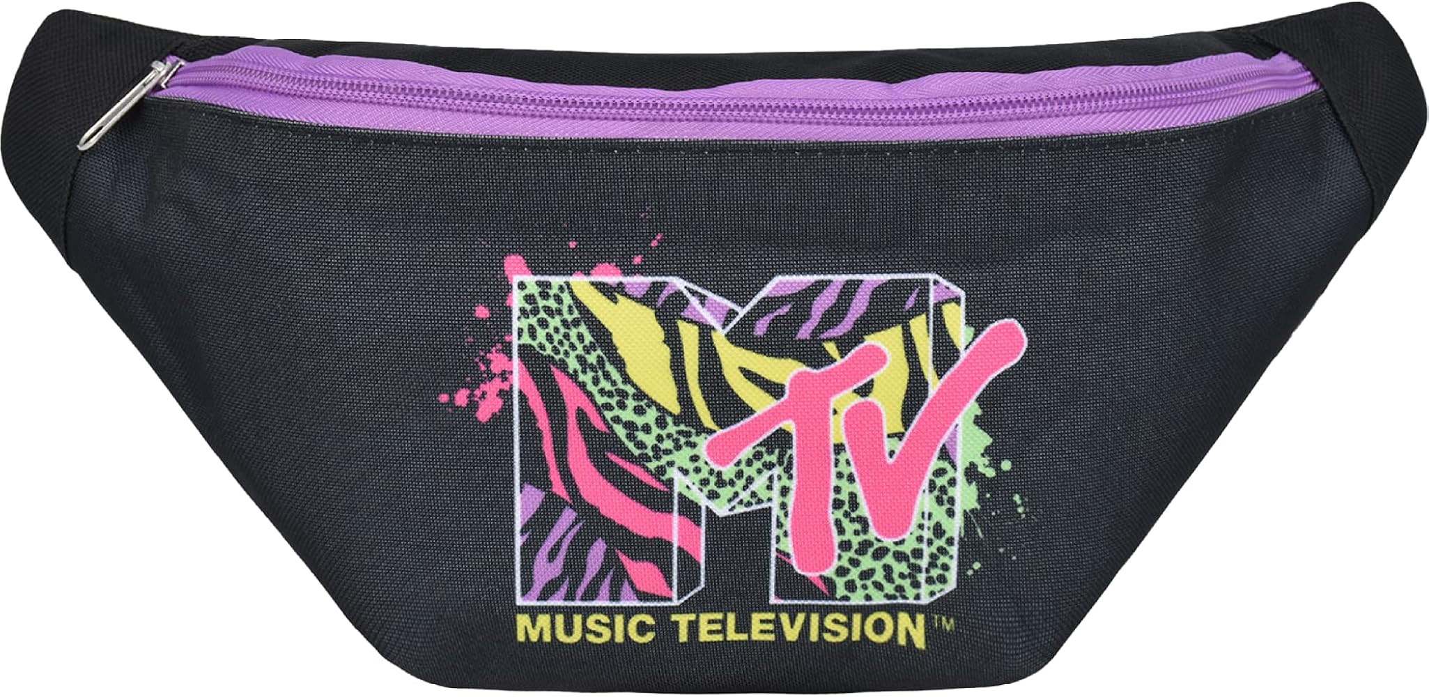MTV Logo Fanny Pack, Crossbody Waist Belt Bag | Amazon (US)