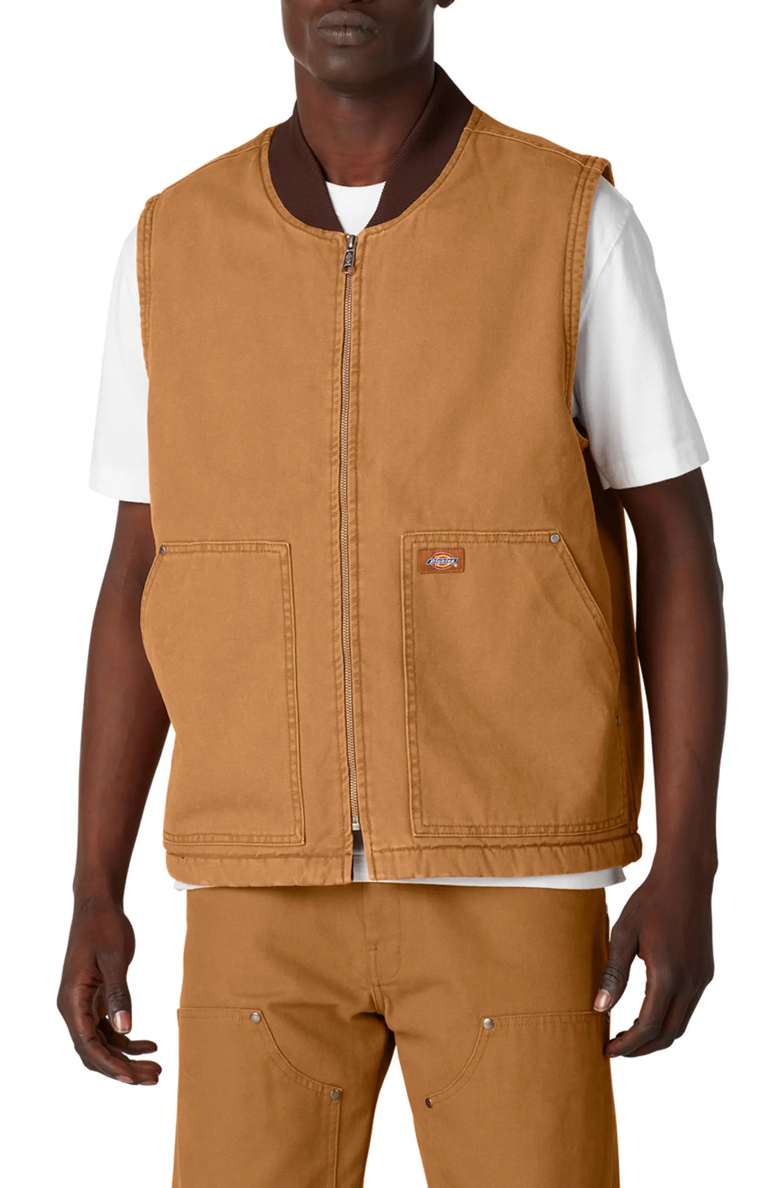 Dickies Fleece Lined Cotton Duck Vest | Nordstrom | Nordstrom