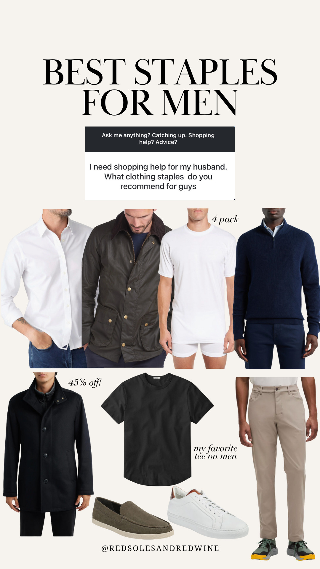 Men's gifts! Best staples for men, mens clothing, gift for him, gifts for him, mens gift guide 

 

#LTKGiftGuide #LTKMens