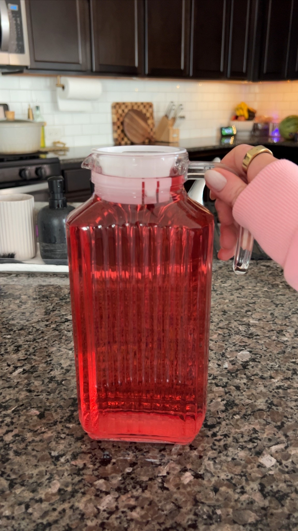 Glass pitcher 

#LTKFamily #LTKU #LTKHome