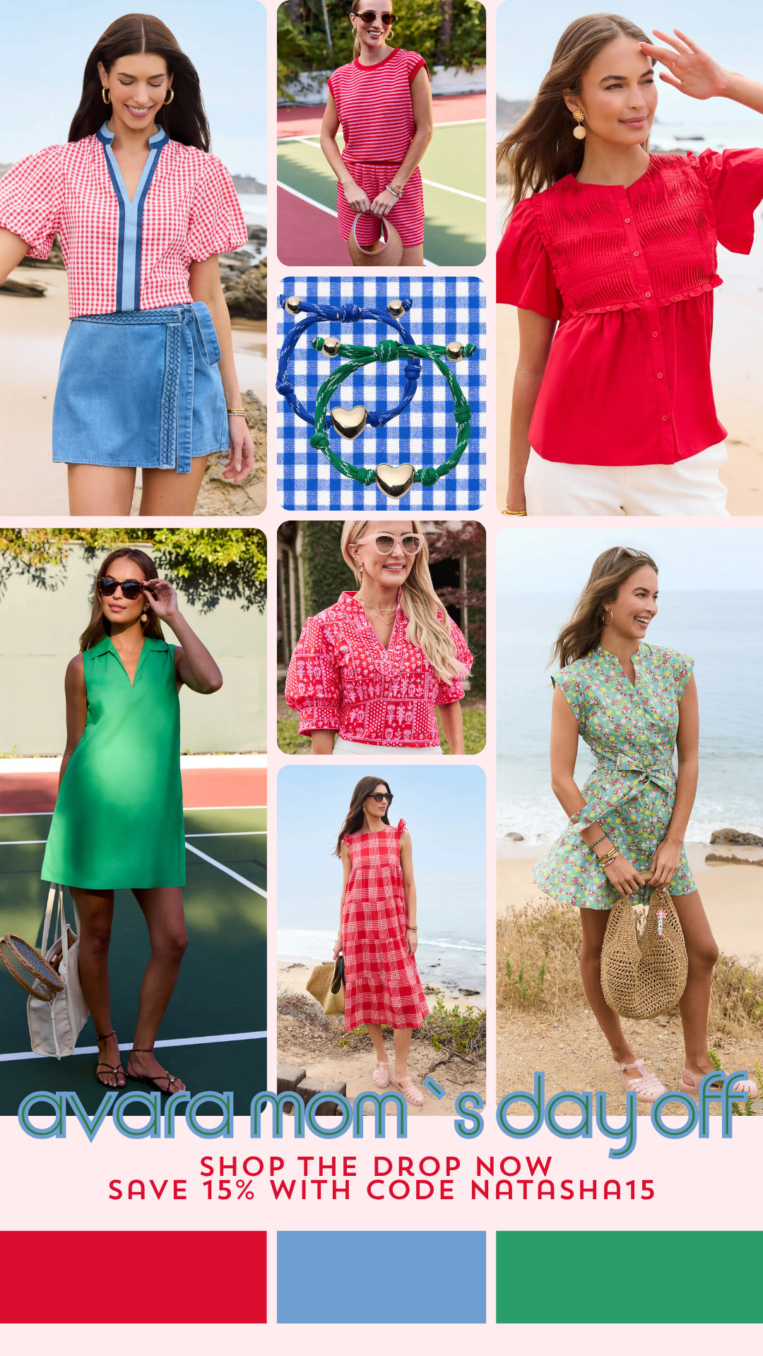 The newest Avara x Mom’s Day Off drop is serving summer style in the best way—playful prints, easy dresses, colorful tops, and accessories that make every outfit pop. Plus, save 15% with code NATASHA15! ☀️✨ 

 #LTKootd #LTKSeasonal #LTKSaleAlert