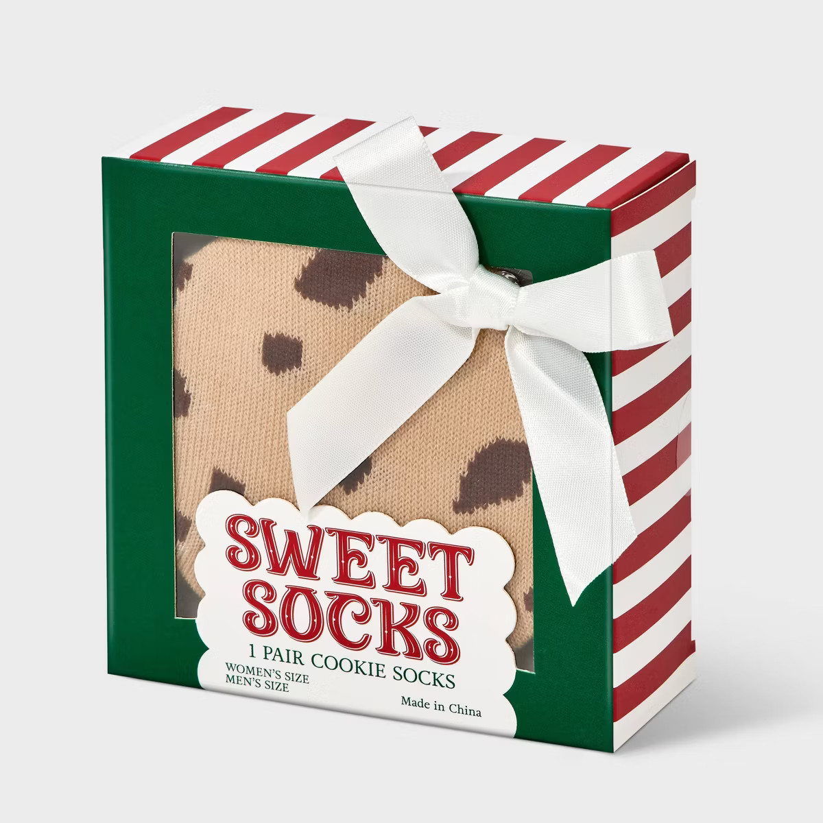 Adult Chocolate Chip Cookie Crew Socks - Brown One Size Fits Most | Target