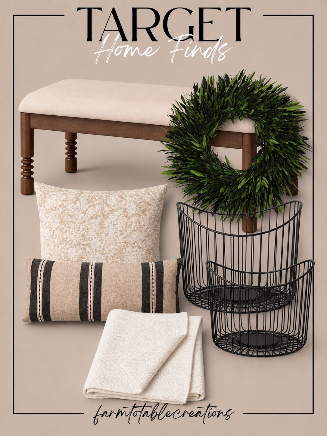 Target Entryway Refresh Finds 🤍

Give your entryway a designer-inspired update with these beautiful Target finds. From cozy textiles and timeless pillows to functional storage and warm wood accents, these affordable pieces make it easy to create a welcoming first impression.

Follow @farmtotablecreations on Instagram for more cozy home finds and trending decor.

#LTKHome #LTKTarget #TargetHome #TargetFinds #EntrywayDecor #HomeDecor #NeutralHome #ModernFarmhouse #OrganicModern #AffordableDecor #CozyHome #HomeStyling #InteriorInspiration #DesignerLookForLess #HomeRefresh

#LTKHome #LTKSaleAlert