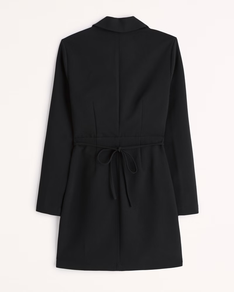 Wrap-Front Cutout Blazer Dress | Abercrombie & Fitch (US)