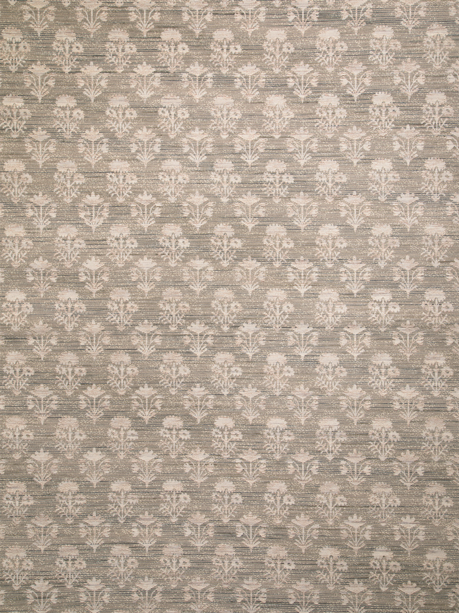 Made In Egypt 8x10 Wool Blend Floral Block Print Area Rug | TJ Maxx