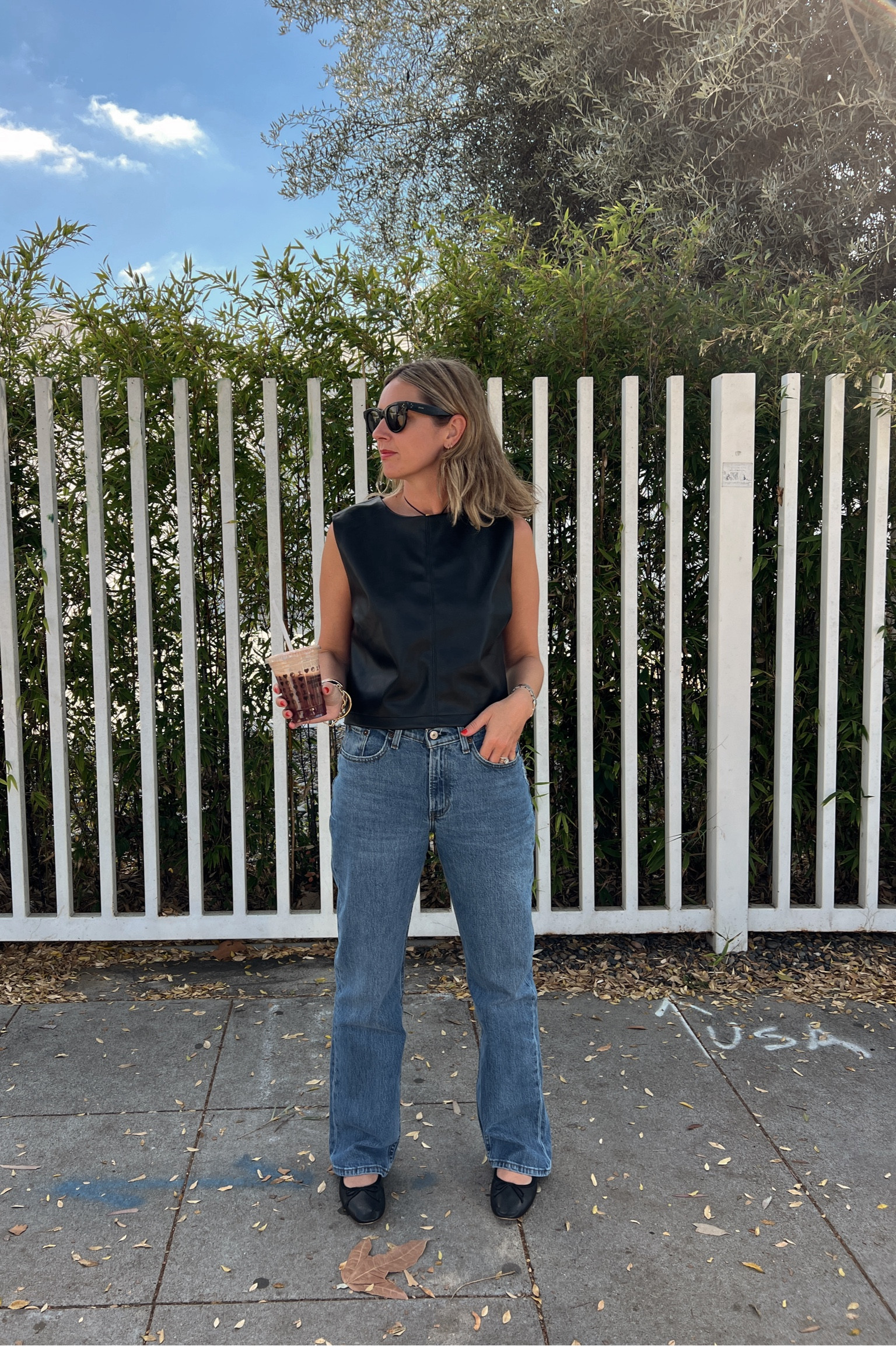 Blue Jeans + a Leather Top 🖤 AD

#LTKstyletip #LTKeurope #LTKfindsunder100