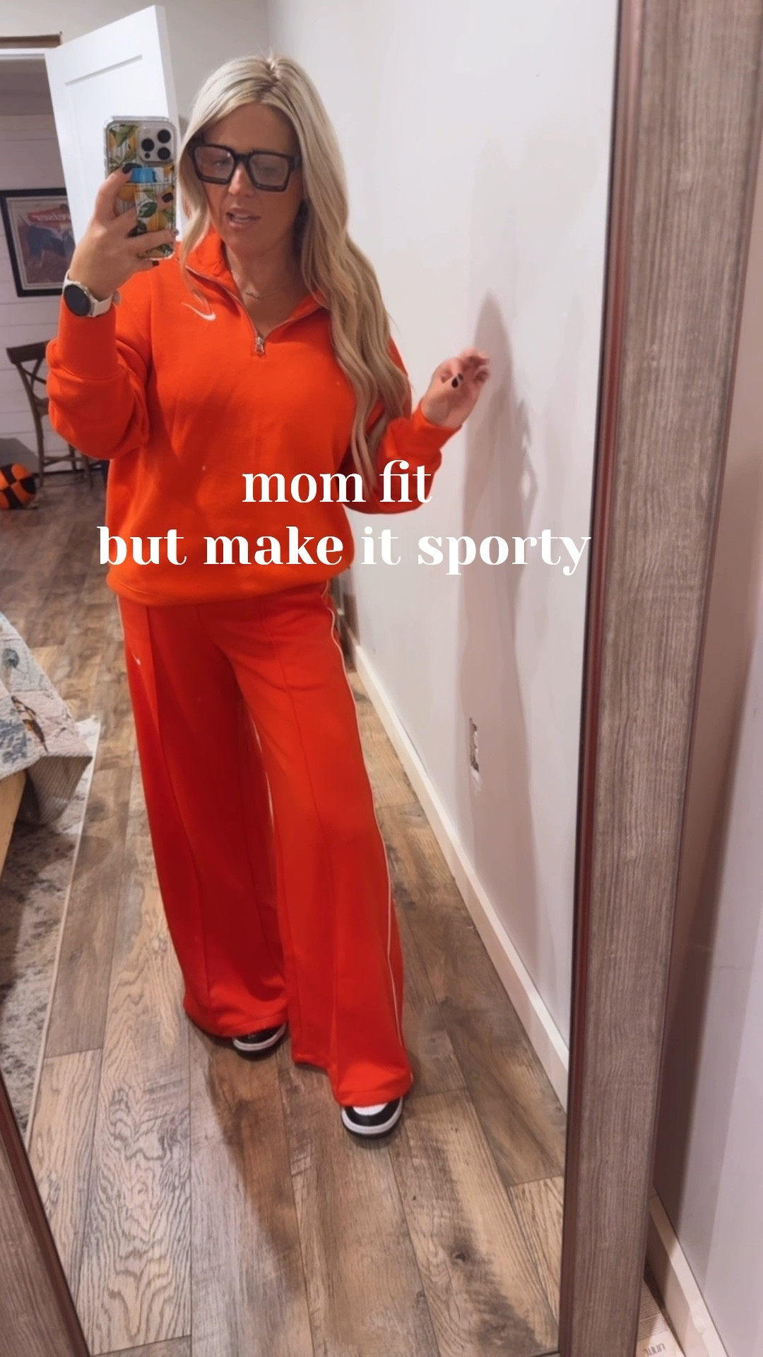 Nike outfit 
Track pants + sweatshirt 


#LTKSeasonal #LTKActive #LTKStyleTip