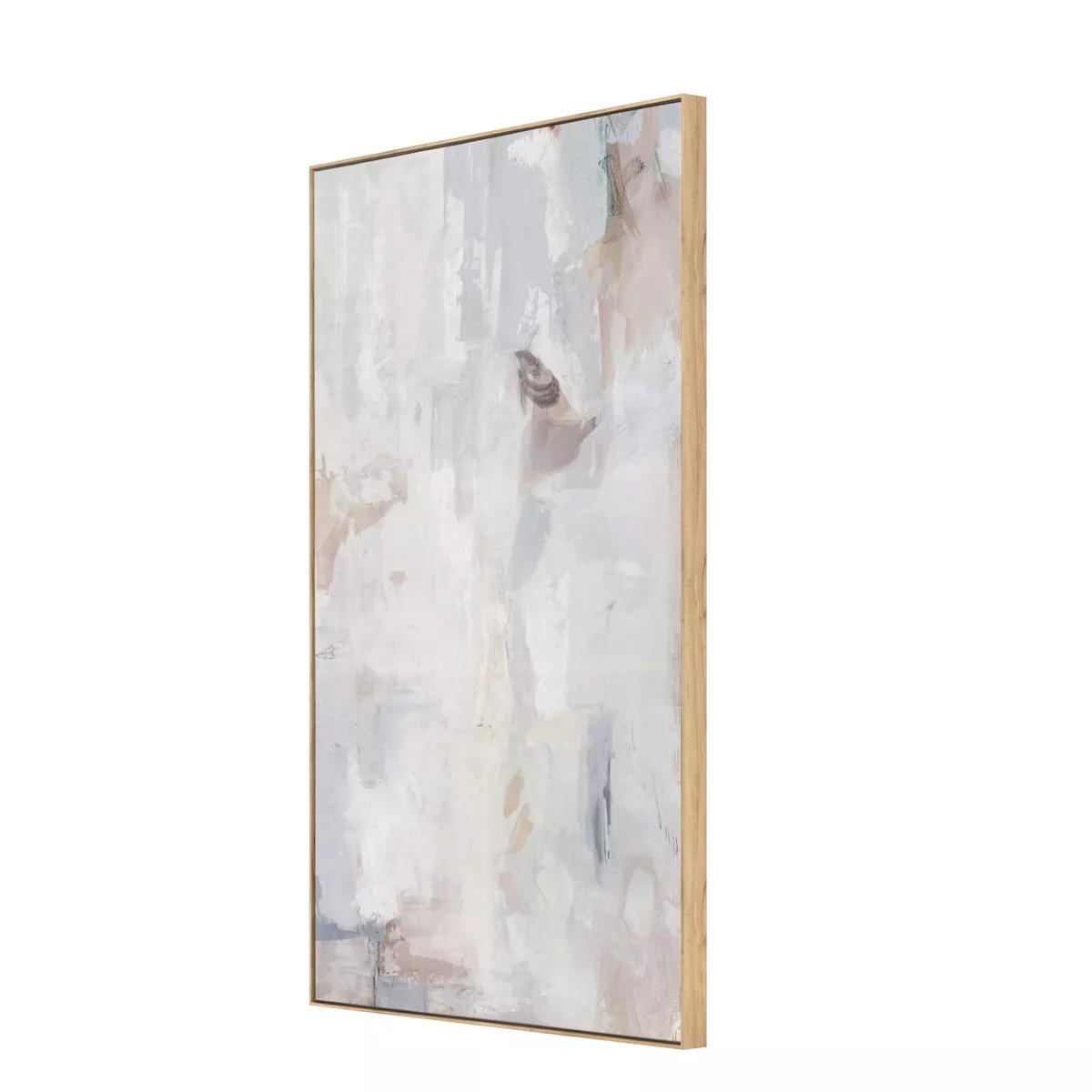 58" x 38" Tonal Abstract Framed Canvas - Threshold™ designed with Studio McGee: Modern Digital ... | Target