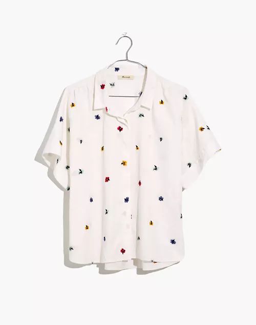 Embroidered Hilltop Shirt in Confetti Floral | Madewell