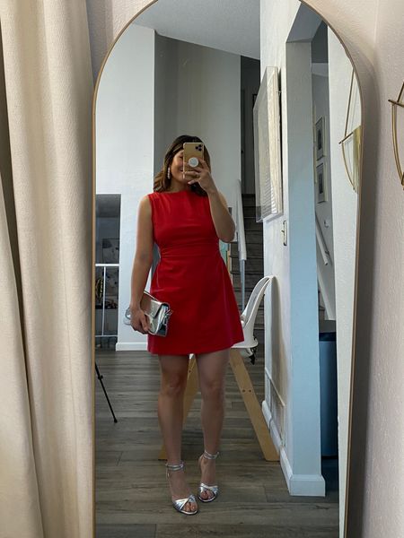  Cutest red dress!! 
Linked similar heels via Mango! 
Abercrombie, red dress, spring dress, vacation dress

#LTKfindsunder100 #LTKitbag #LTKshoecrush