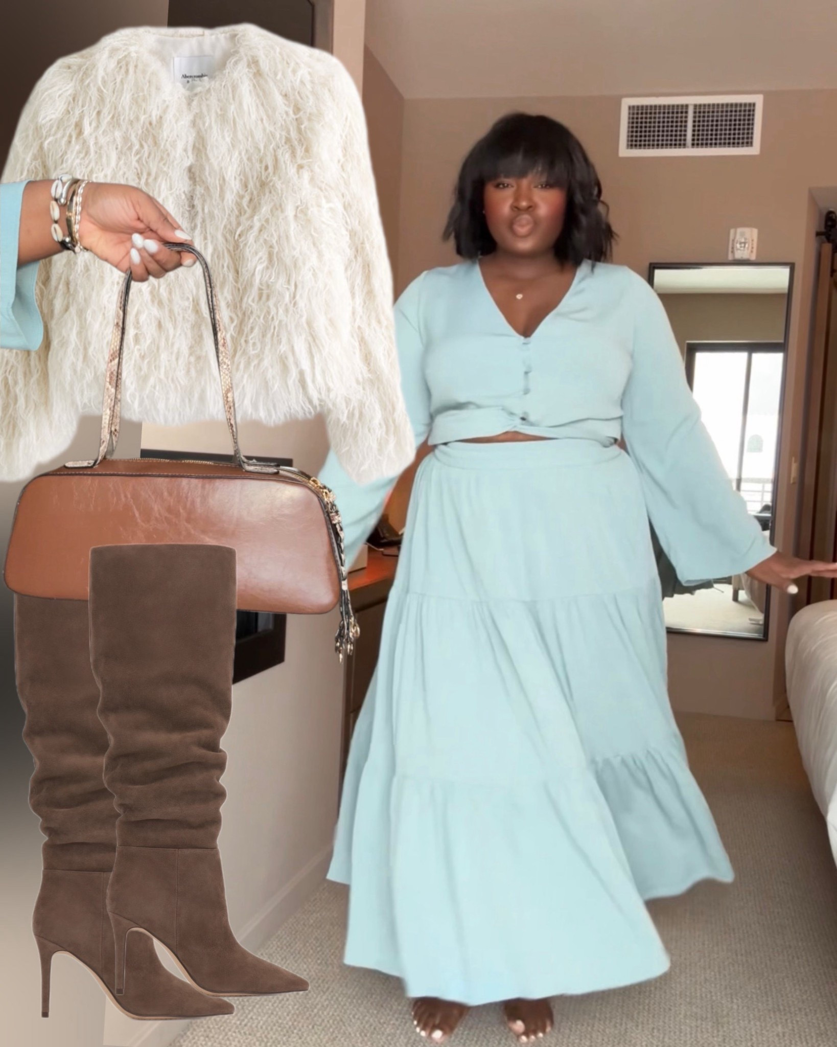 Beautiful pieces should feel like they belong to a moment. This outfit felt like an opening scene. Soft, strong, and effortless. #BohoChic #FlowyDress #VacationOutfit #CurvyFashion #RomanticStyle


#LTKSeasonal #LTKSpringSale #LTKootd