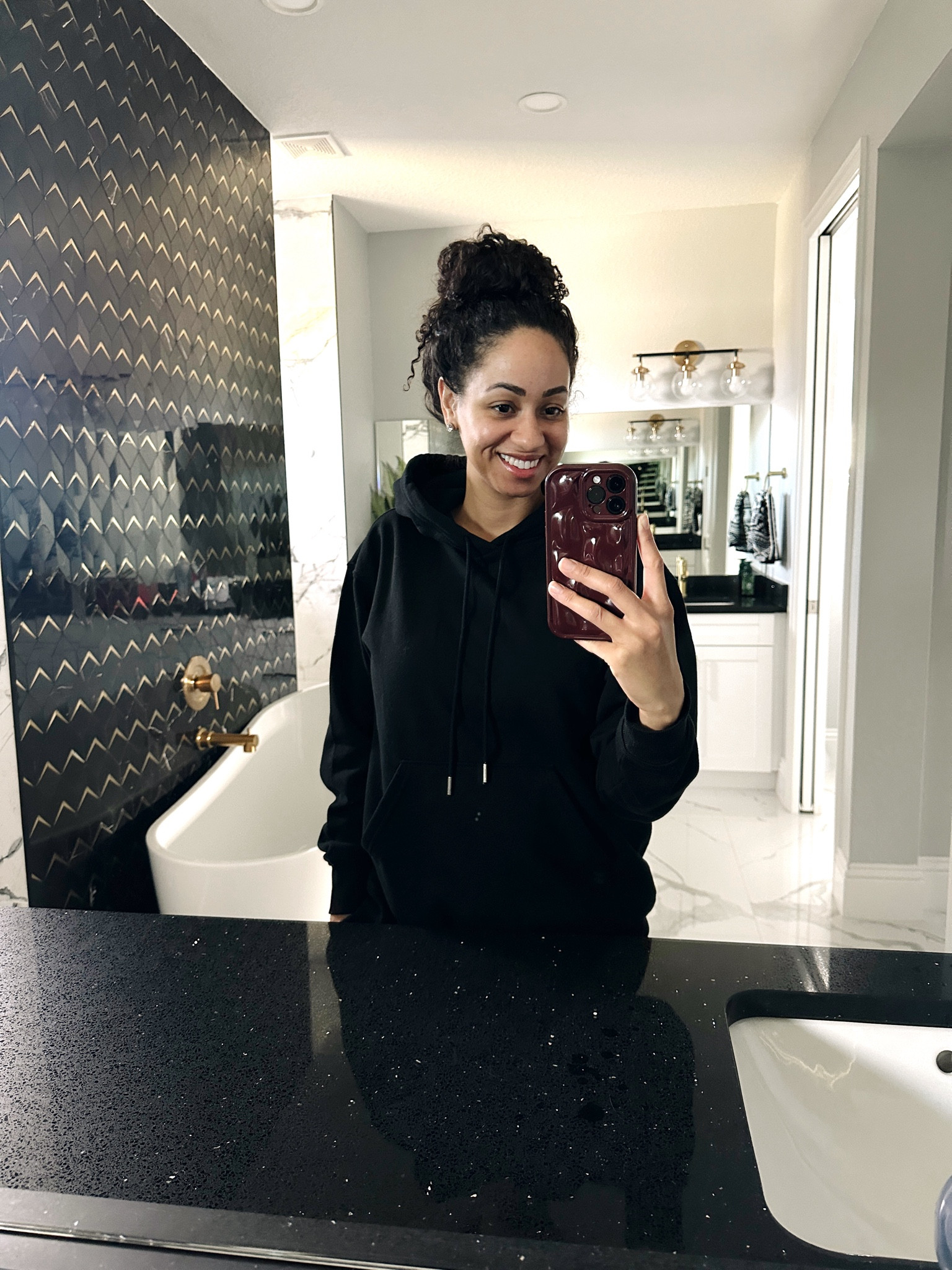 Waking up soo happy to be in warmer weather 🙌🏽🙌🏽🙌🏽🙌🏽 ☀️

Got this cute little sweatshirt and sweatpants for the plane ride and cool mornings. Sized up to a medium in the sweatshirt for a bigger fit. 

#LTKTravel #LTKActive #LTKFitness