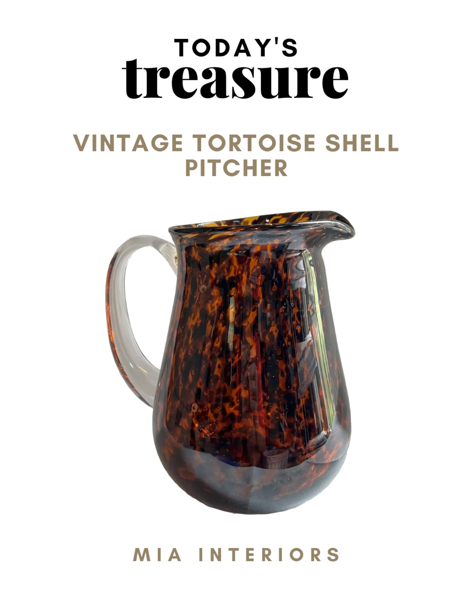 Todays treasure:
Tortoise shell vase! Such a pretty color for fall

#LTKSeasonal #LTKunder100 #LTKhome