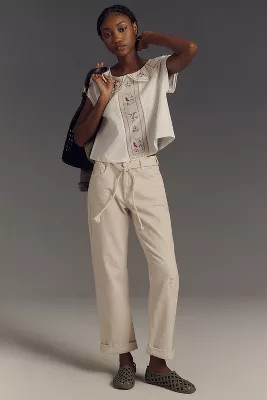 Pilcro Baggy Boyfriend High-Rise Relaxed Jeans | Anthropologie (US)