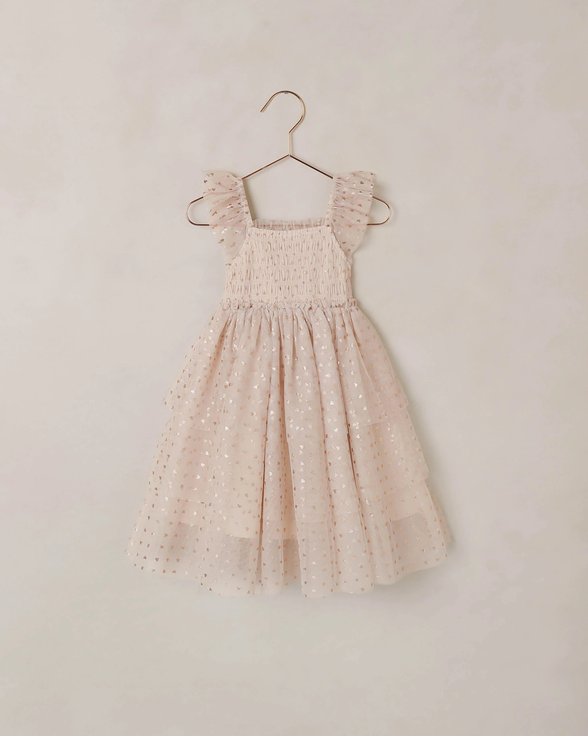 Valentina Dress Rose Gold Hearts | Rylee + Cru