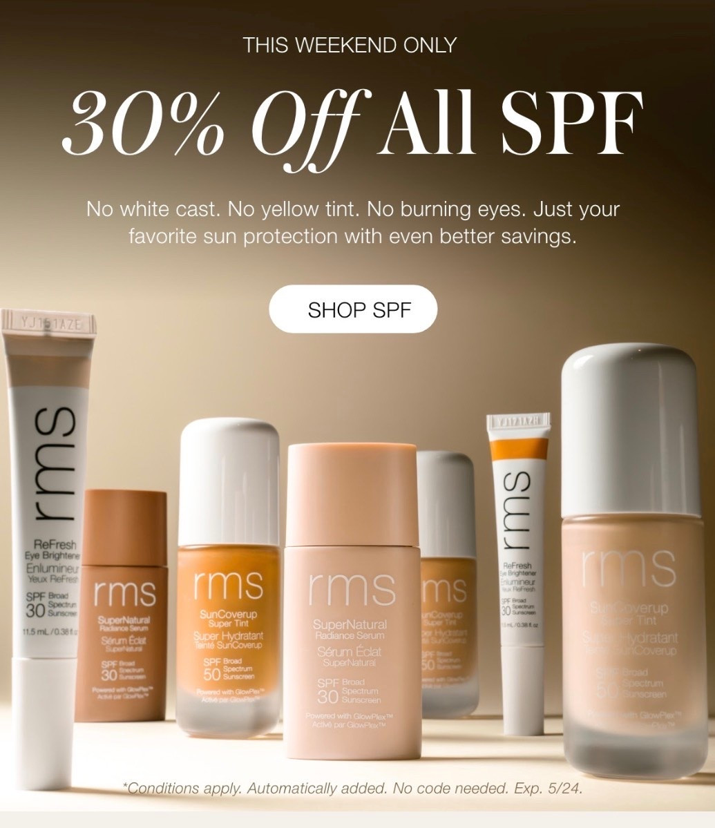 This weekend only