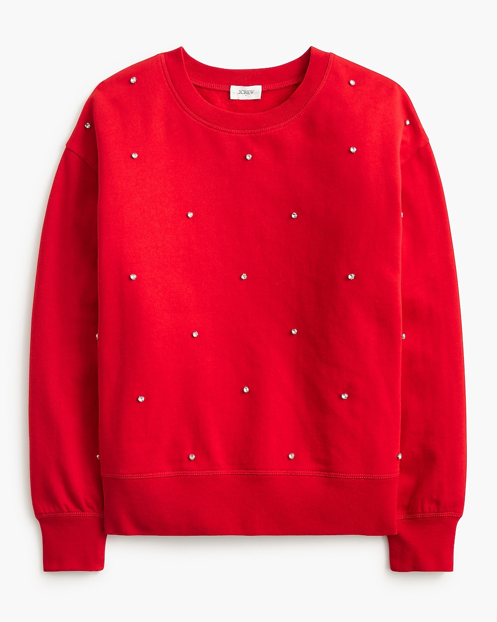Gem-embellished sweatshirt | J.Crew Factory