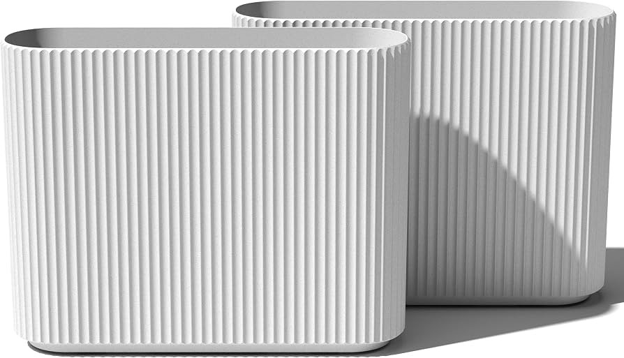 Veradek Demi Series Span Planter for Front Porch, Patio, Backyard | Durable Plastic-Stone Composi... | Amazon (US)