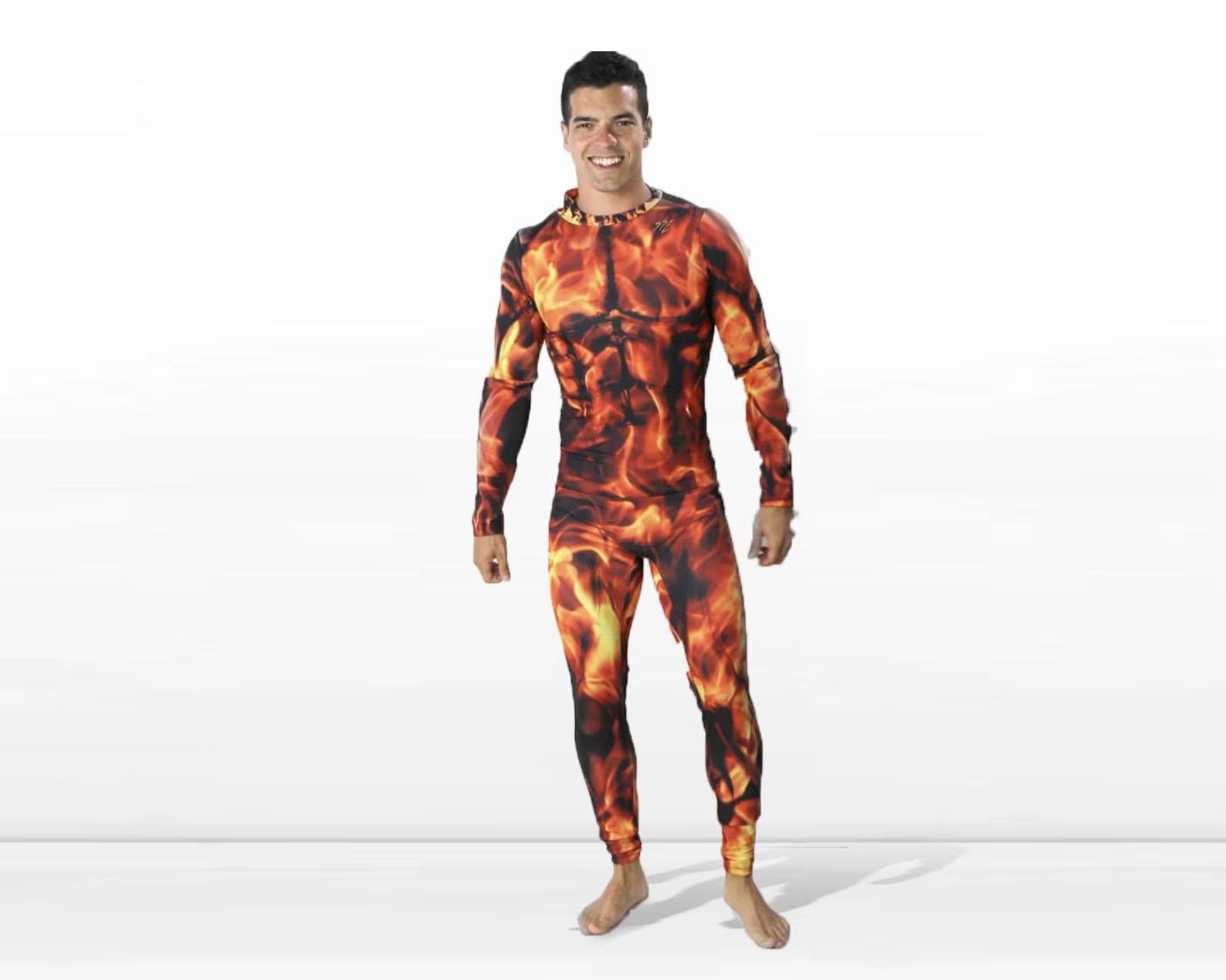 Burning Fire Man - Bodysuit Costume - Etsy | Etsy (US)