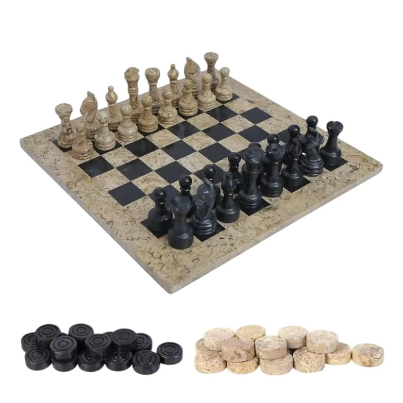 Handmadegifts Marble Chess Set Board Pieces Antique Vintage Stone Decor Large Gift Modern Unique ... | Etsy (US)