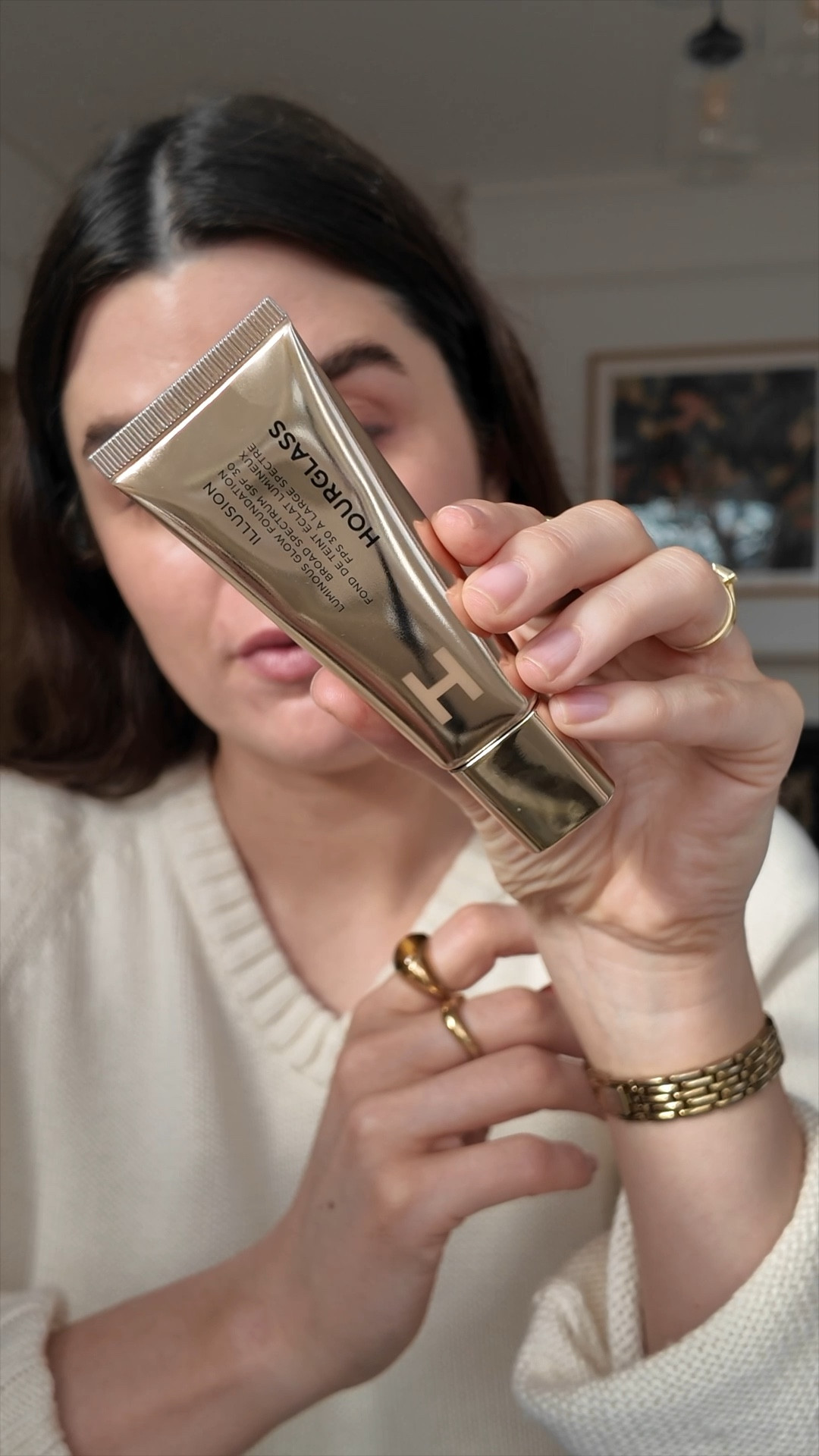 I thought I would try the new Hourglass Cosmetics Illusion Luminous Glow Foundation. I’m trying shade 7.5.

#LTKspring #LTKbeauty