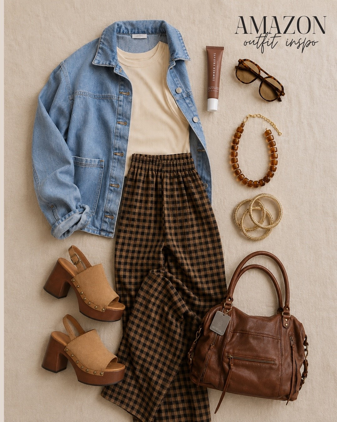 Trendy plaid pants are part of this affordable fall outfit inspo from Amazon. Styled with elevated accessories’

#LTKootd #LTKgrwm #LTKSaleAlert